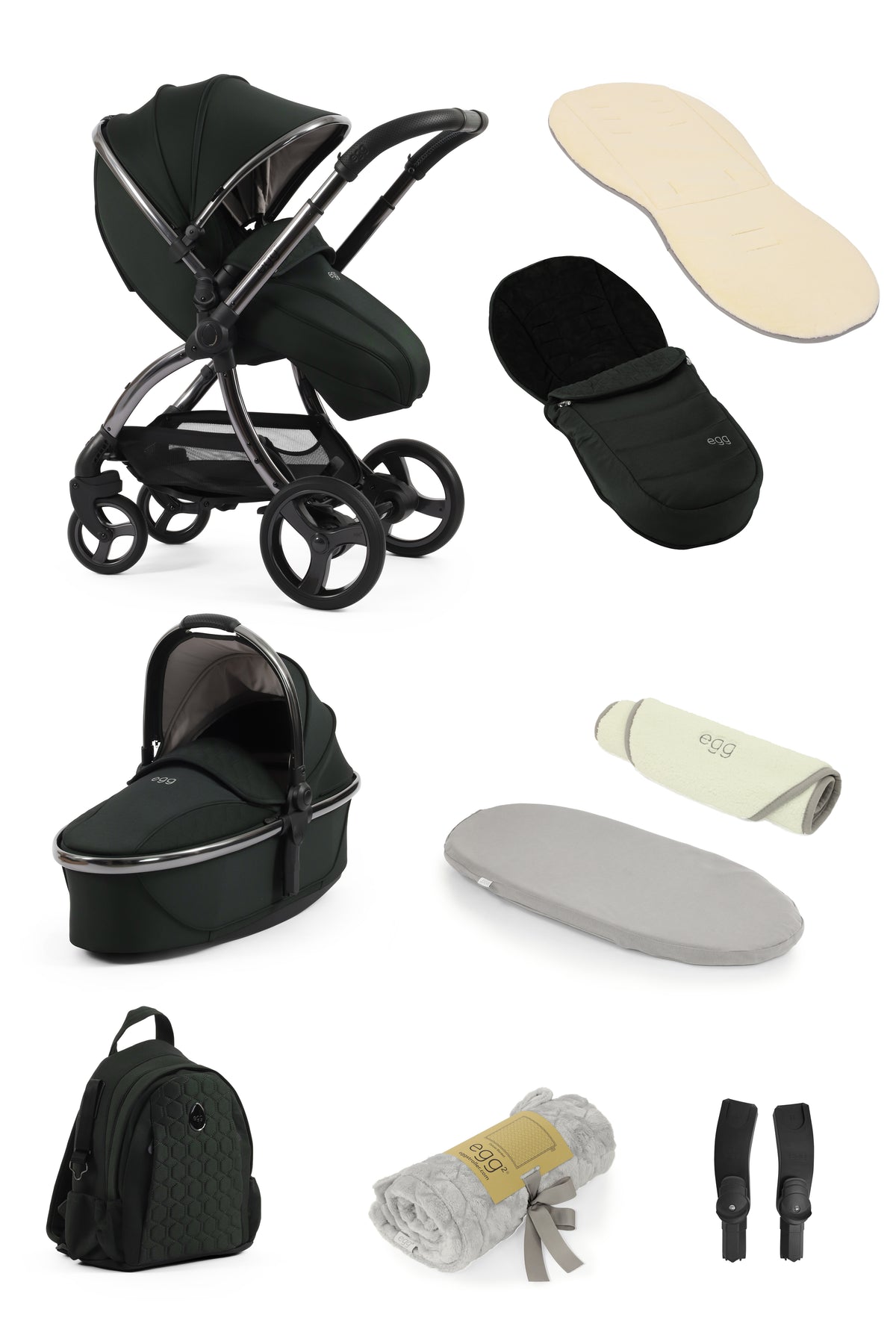 Egg Egg 3 Snuggle 9-Piece Bundle - Black Olive
