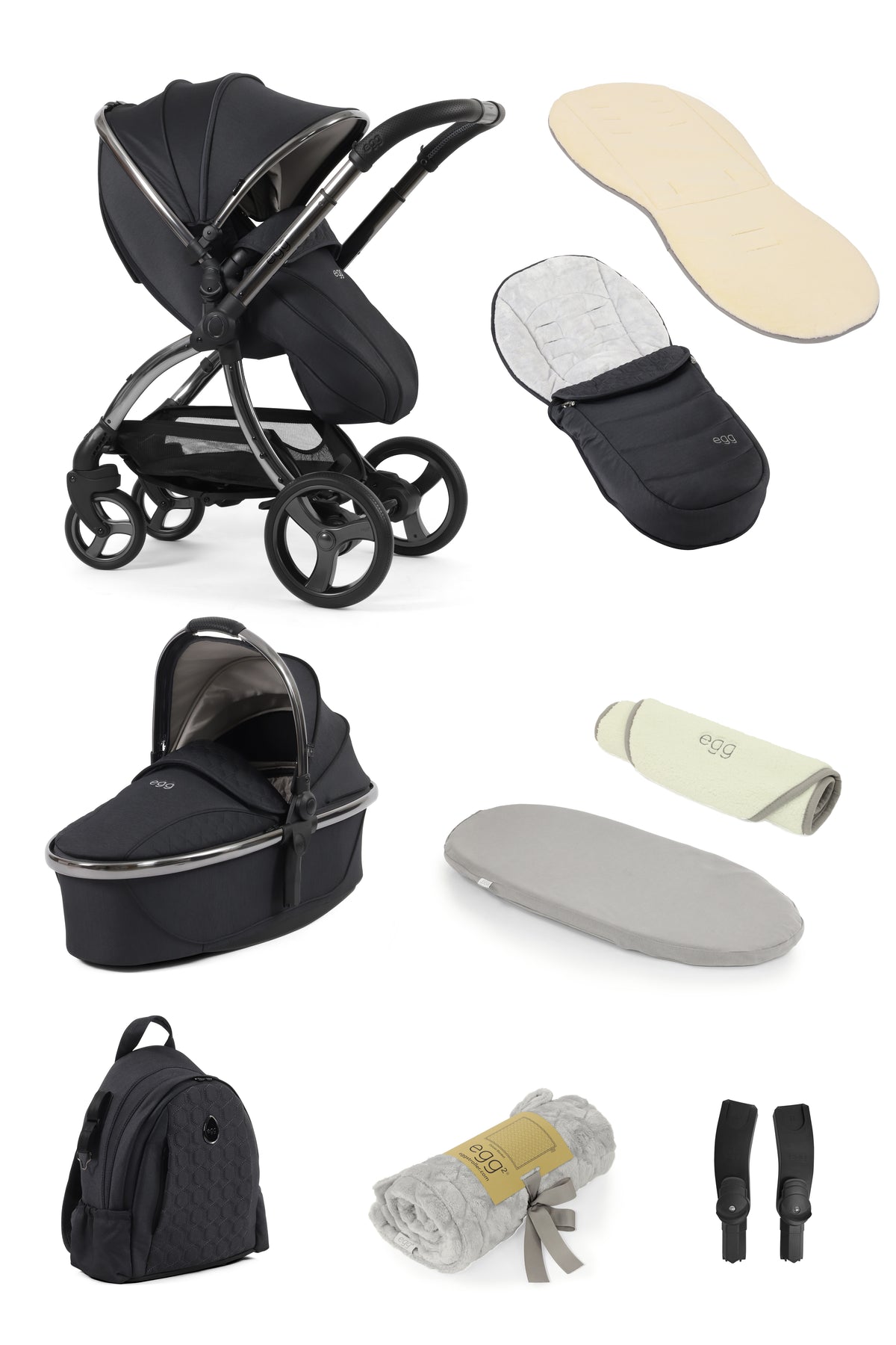 Egg 3 Snuggle 9-Piece Bundle - Carbonite