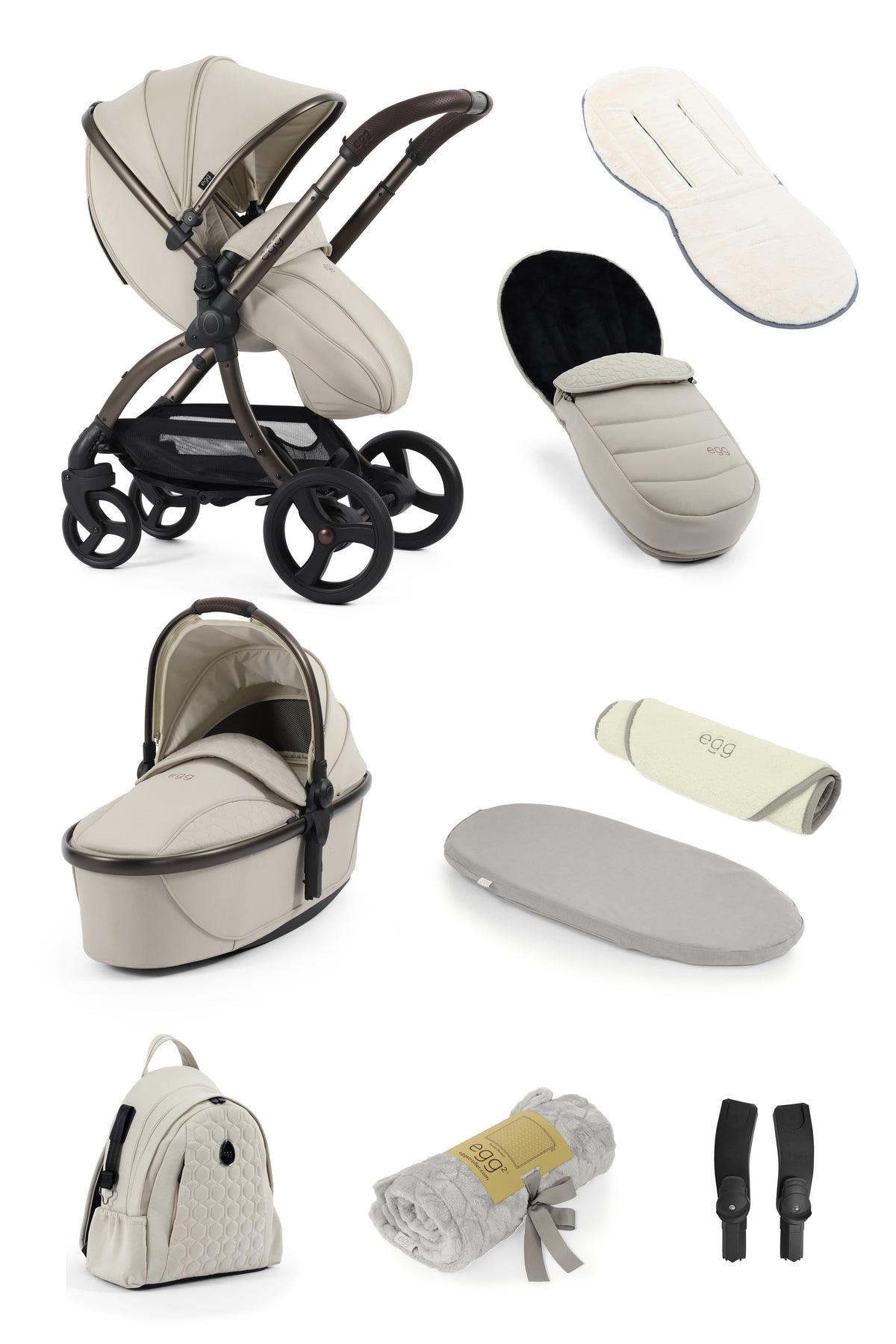 Egg 3 Snuggle 9-Piece Bundle - Cashmere