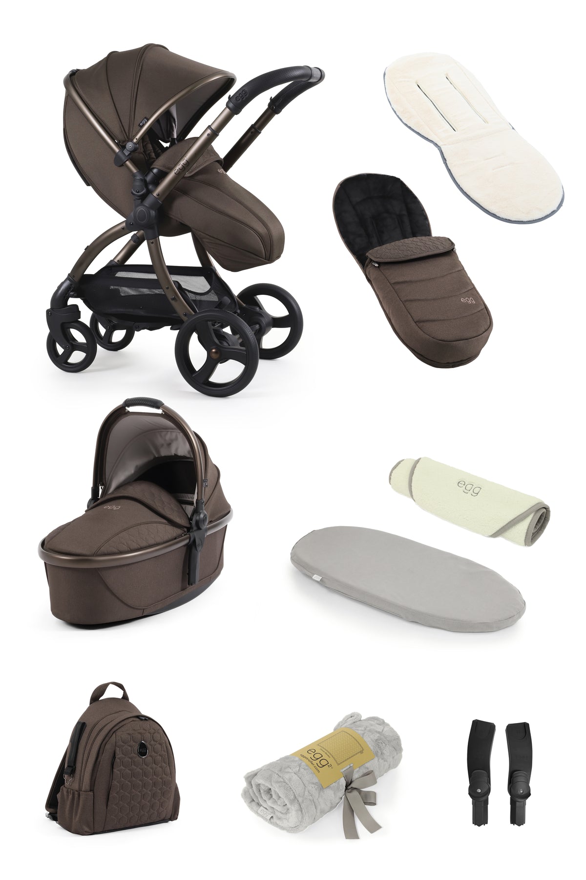Egg 3 Snuggle 9-Piece Bundle - Chocolate Velvet