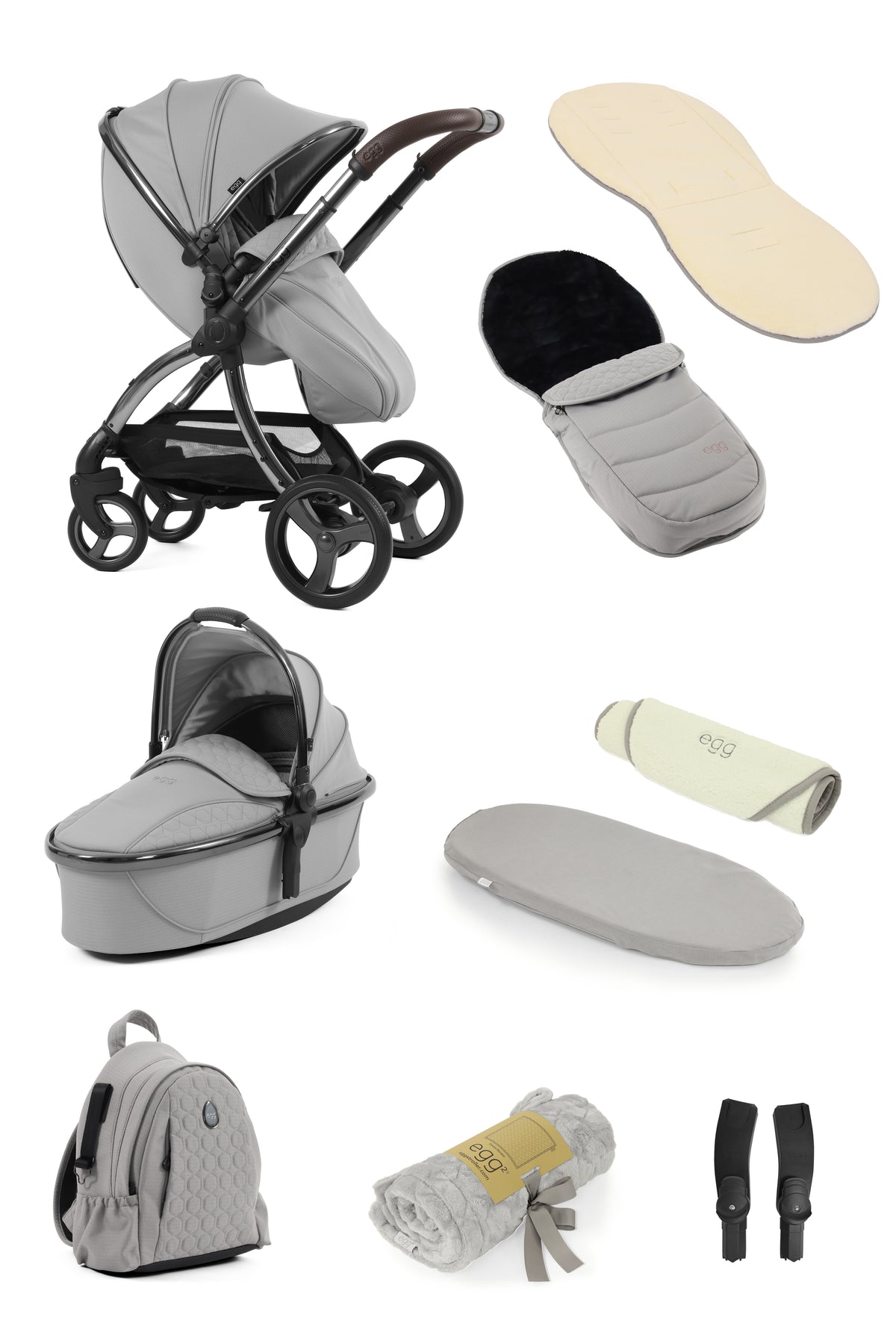 Egg 3 Snuggle 9-Piece Bundle - Glacier