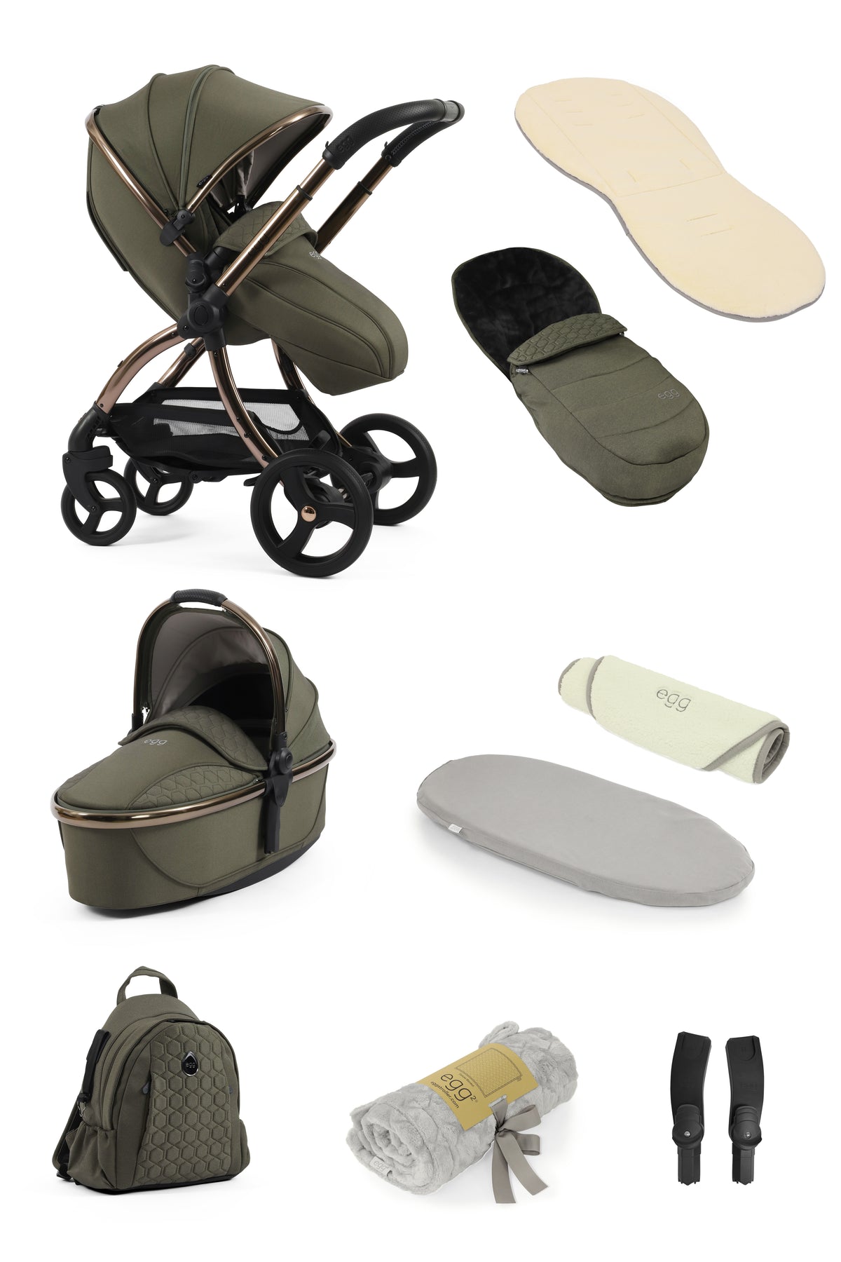 Egg 3 Snuggle 9-Piece Bundle - Hunter Green