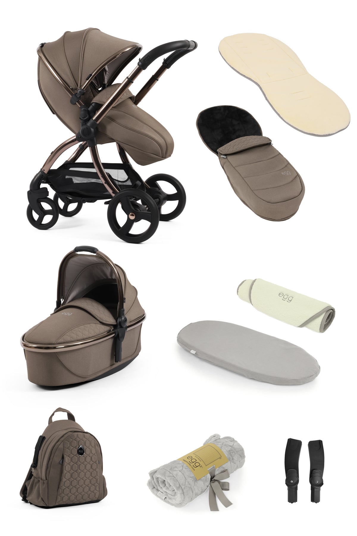 Egg 3 Snuggle 9-Piece Bundle - Mink